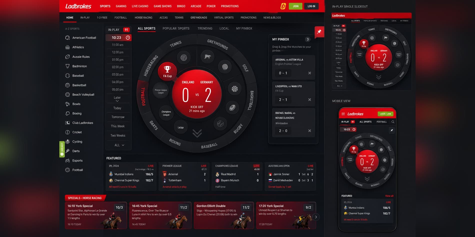 Ladbrokes — A dial for every live bet